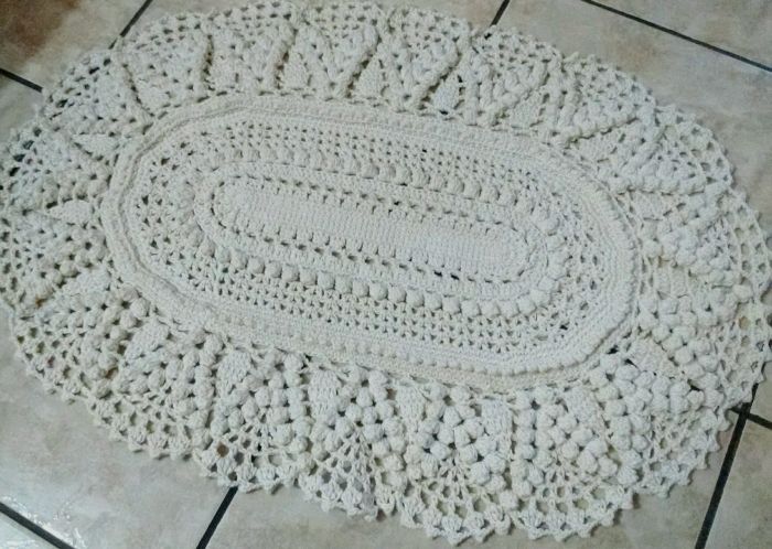 tapete croche branco