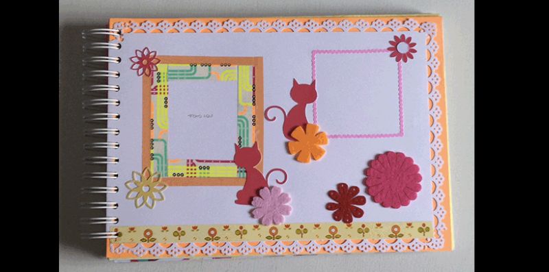 caderno decorado scrapbooking caderno decorado scrapbooking
