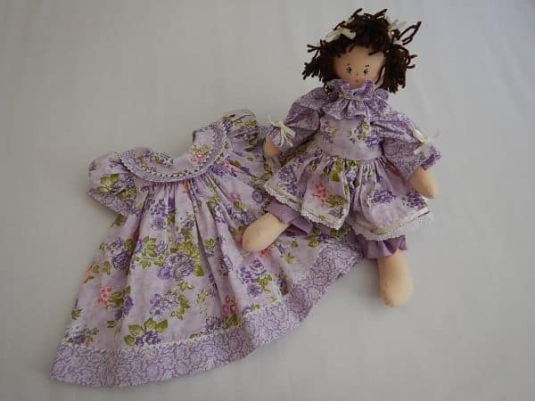 vestido de boneca