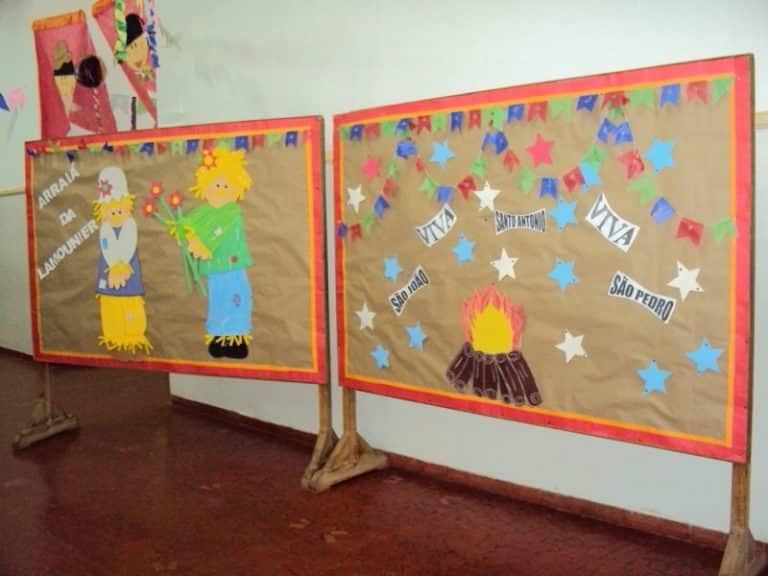 Painel de Festa Junina Criativo: 25 Ideias - Artesanato Passo a Passo!