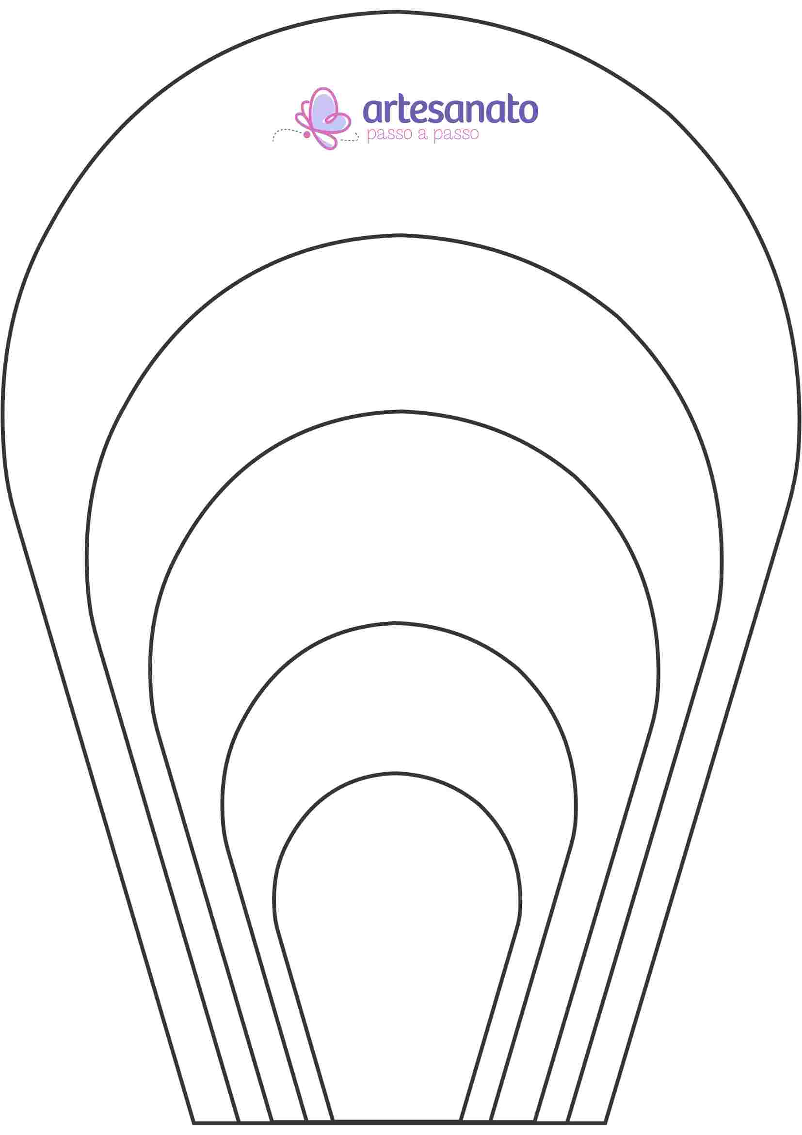 molde de flore de cartolina para imprimir