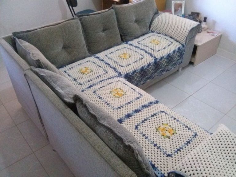 Manta de crochê para sofá: 30 ideias para renovar sua casa - Artesanato ...