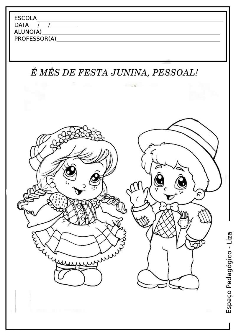 Featured image of post Festa Junina Desenhos Facil Organiza o brincadeiras comidas t picas quadrilha atividades e desenhos