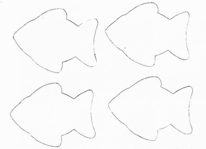 Molde de Peixe em EVA para Imprimir: Feito com CD, para Pescaria, para ...