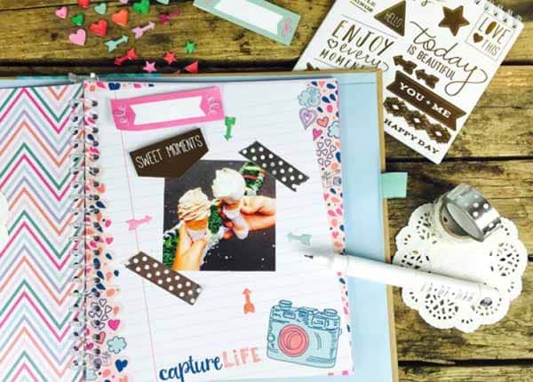 colagens criativas para scrapbook