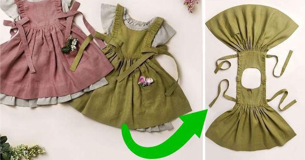 molde vestido infantil moderno