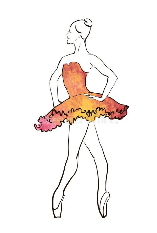 Desenho de Bailarina: para colorir, imprimir e moldes - Artesanato Passo a  Passo!