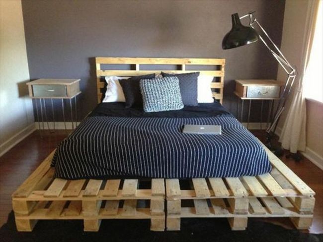 base de pallets com colchao