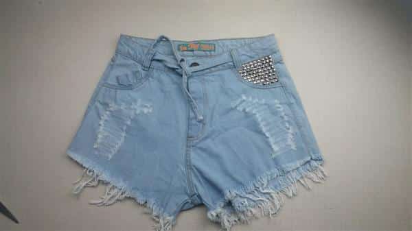 short jeans customizado