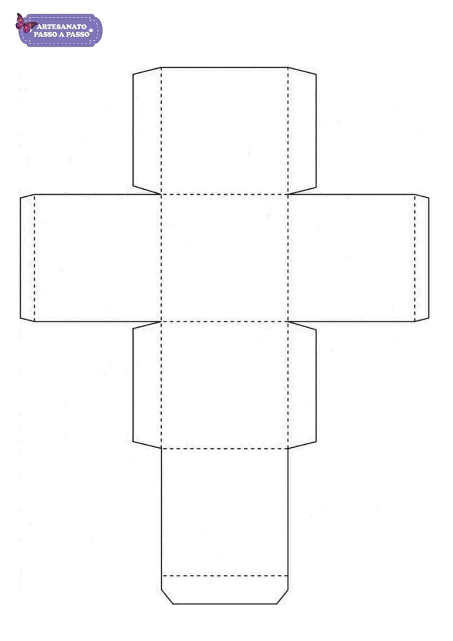 Molde De Caixa De Papel Para Imprimir 6 Modelos Prontos Artesanato