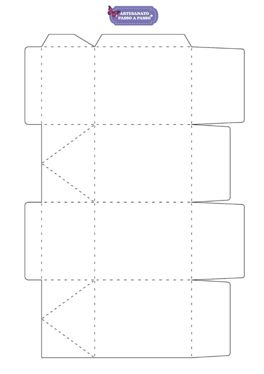 Molde De Caixa De Papel Para Imprimir 6 Modelos Prontos Artesanato