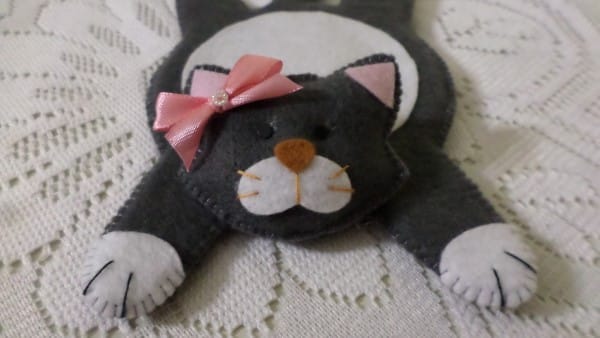 gatinha porta copos