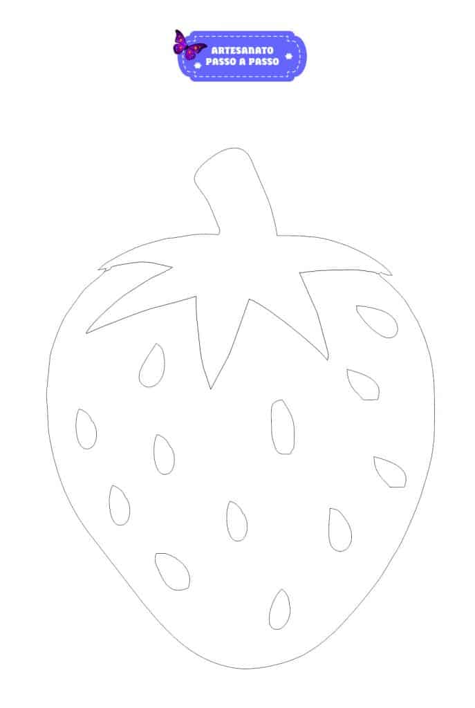Molde de frutas para imprimir - Artesanato Passo a Passo!