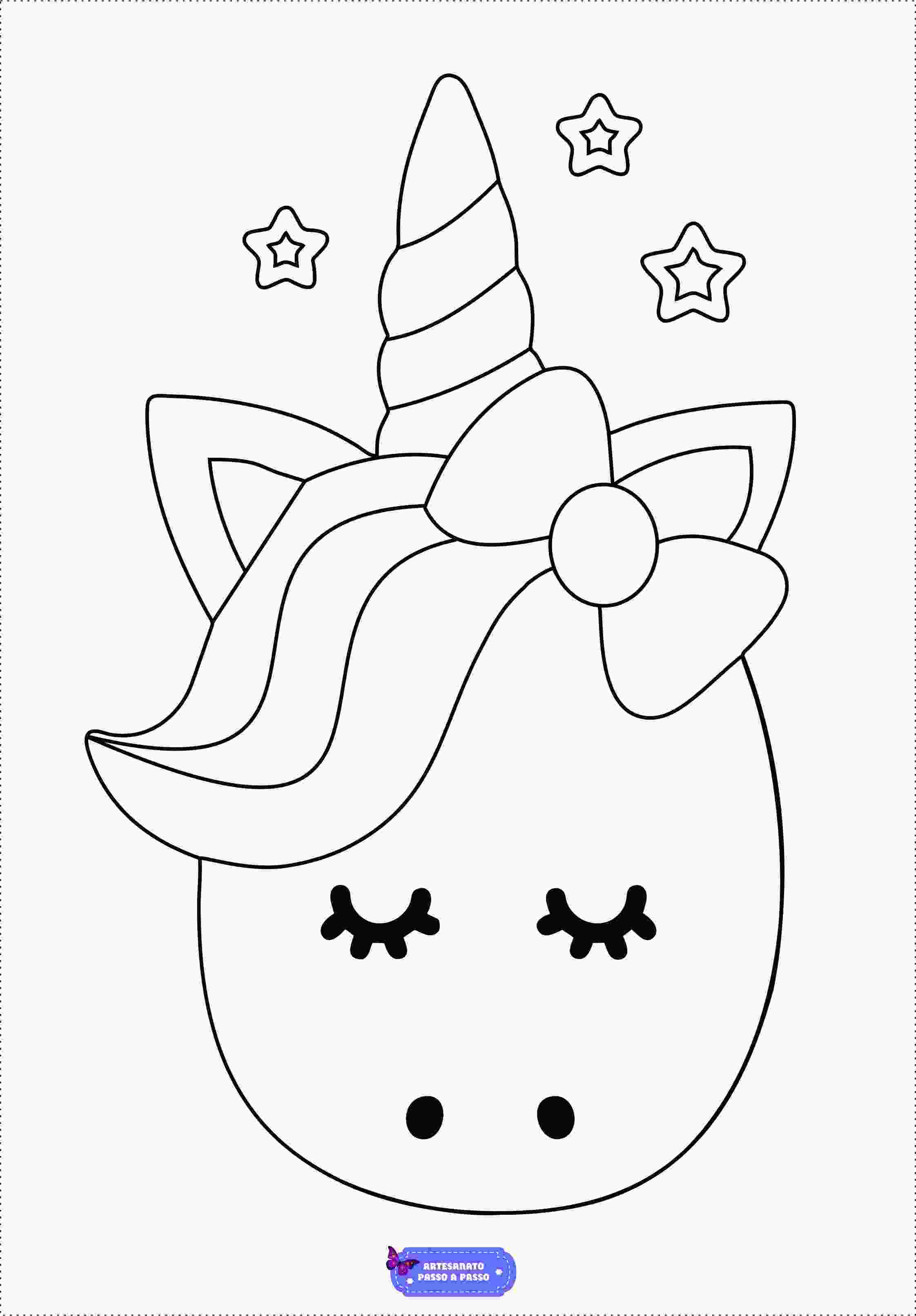 Unicornio para imprimir