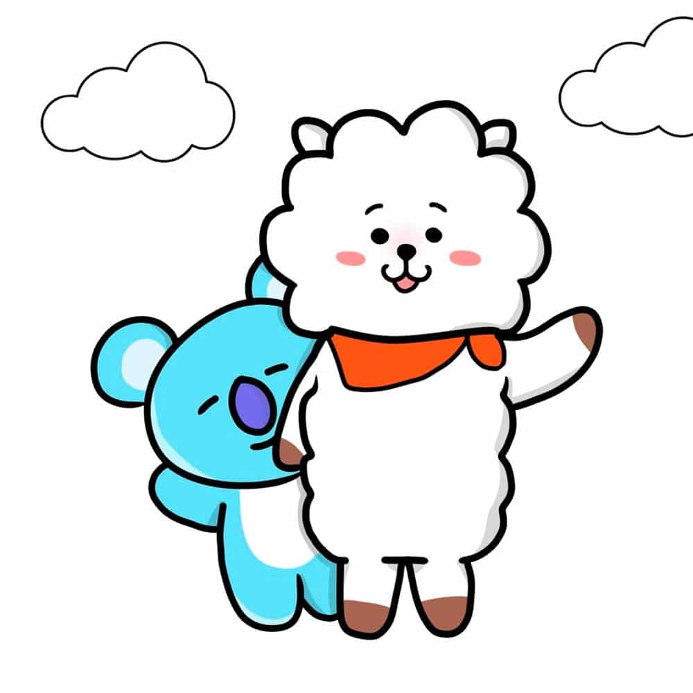 desenhos simples e divertidos bt21