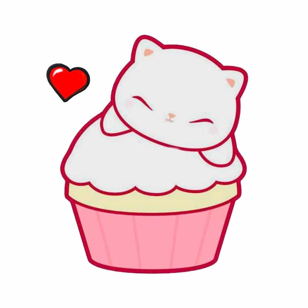 gato no cupcake