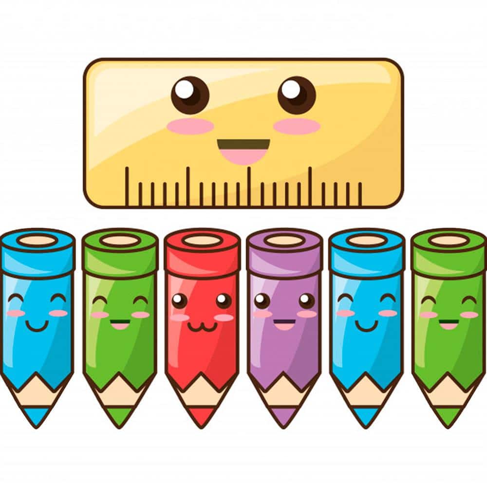 imagem de lapis de cor para imprimir