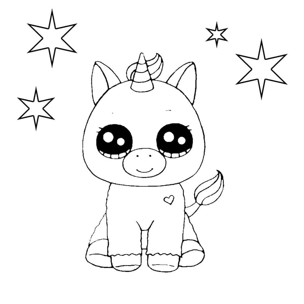 Desenho para colorir Kawaii : Gatos 14