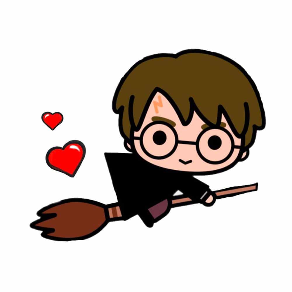 desenho pequeno harry potter