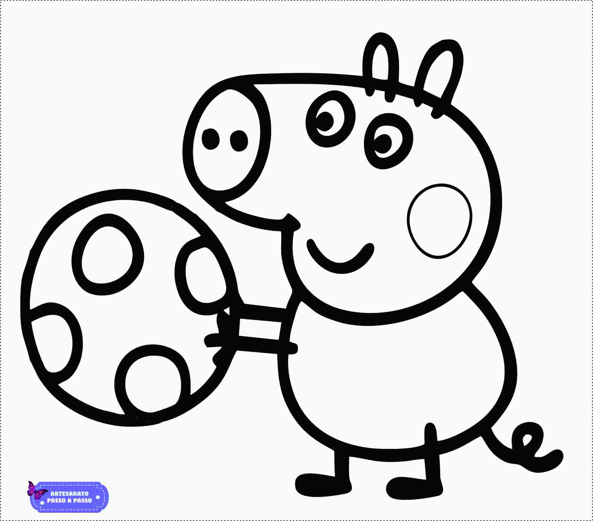 Desenho da Peppa para colorir - Artesanato Passo a Passo!