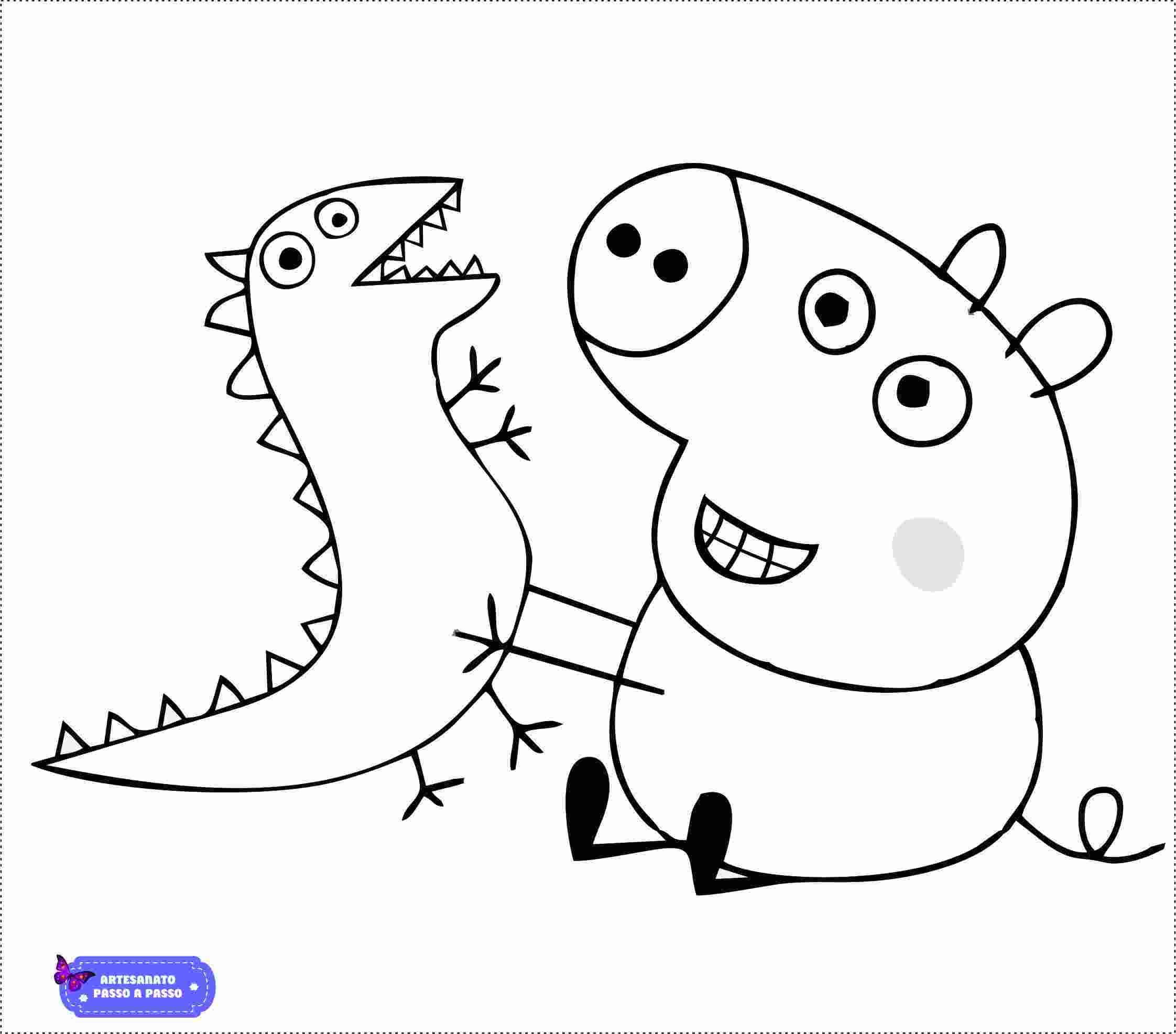 Desenho Da Peppa Para Colorir Artesanato Passo A Passo Desenho Da Peppa Para Colorir Artesanato Passo A Passo