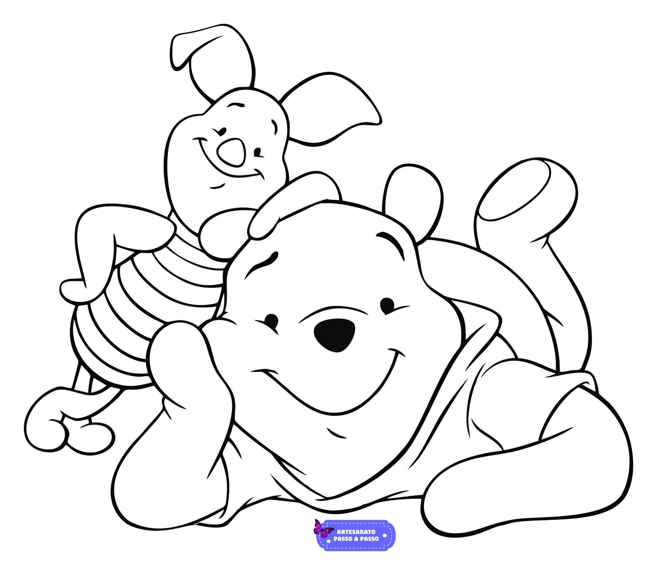 Desenho para colorir infantil - Artesanato Passo a Passo!