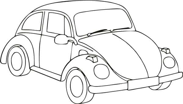 Desenhos de Carros para Colorir, Pintar e Imprimir 