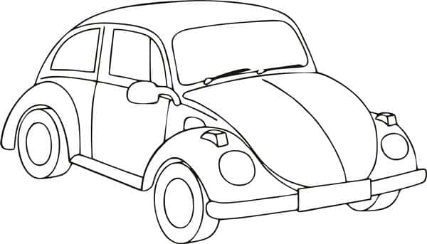 Desenhos para colorir em Geral: Desenho de carro de corrida para colorir -  GT - 40