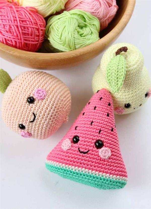 frutinhas amigurumi