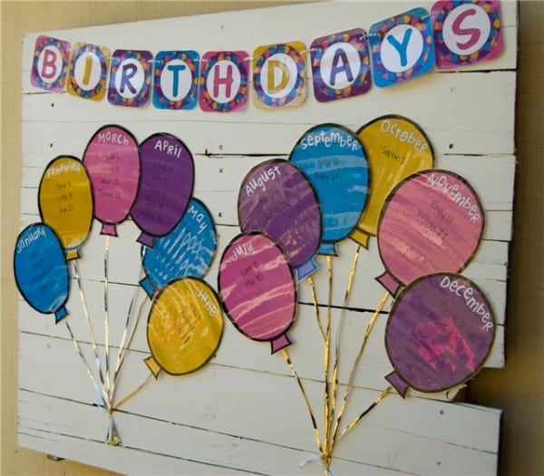 classroom birthday calendar printable preschool birthday calendar ideas google search