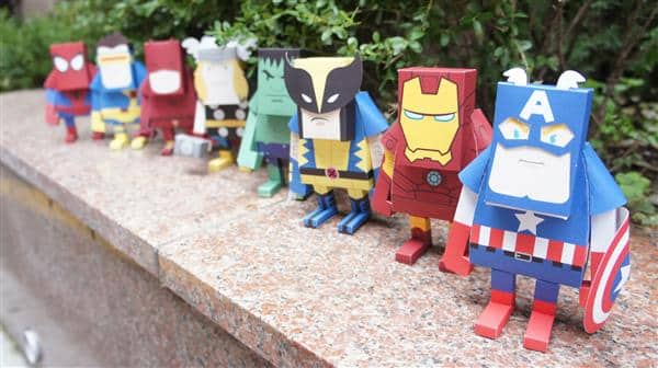 super herois de papel