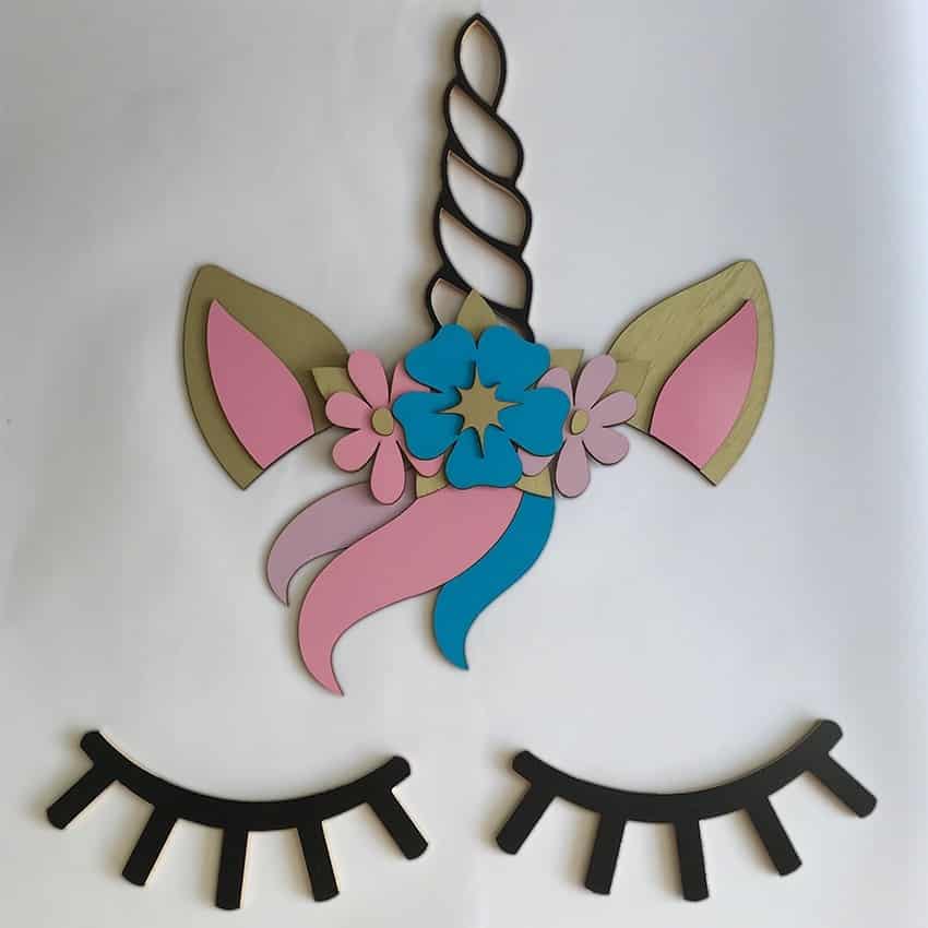 Painel unicornio MDF