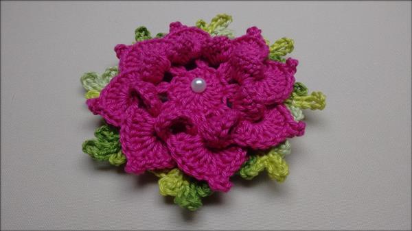 flor de barbante croche