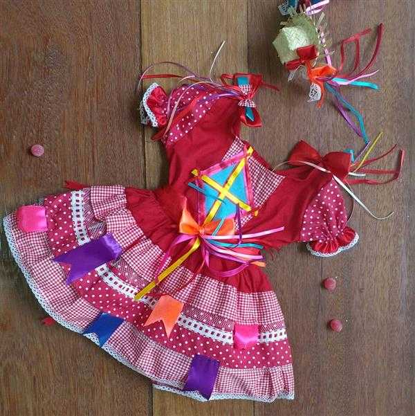 vestido-infantil-caipira-vermelho-roupa-festa-junina