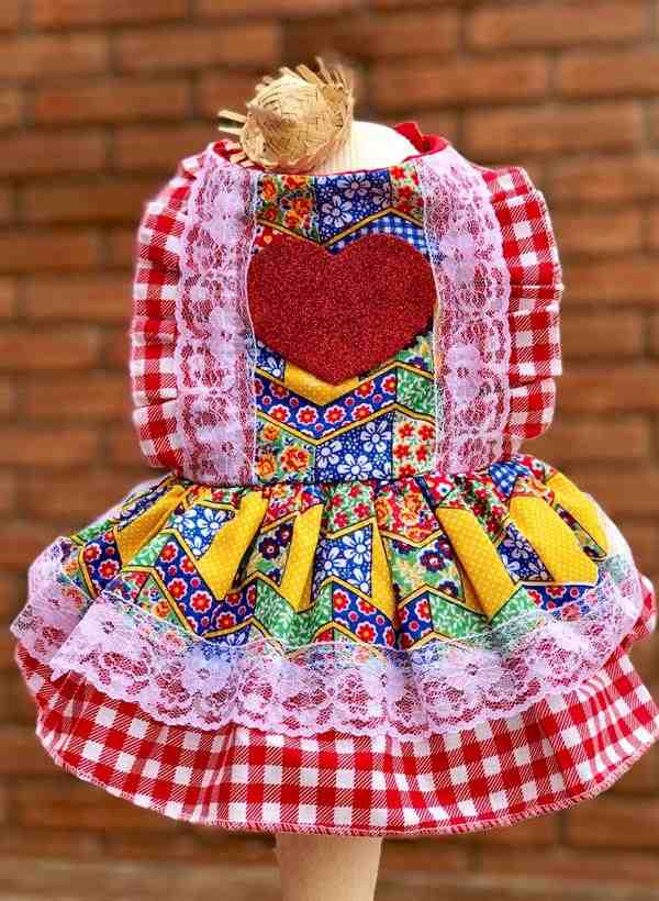 vestido de festa junina 2019