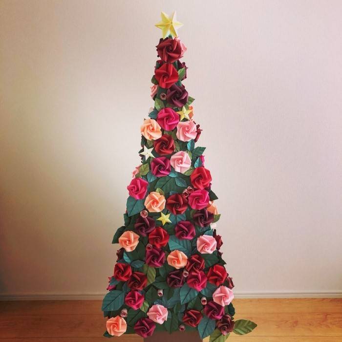 Árvores de Natal de papel para decoração - Artesanato Passo a Passo!
