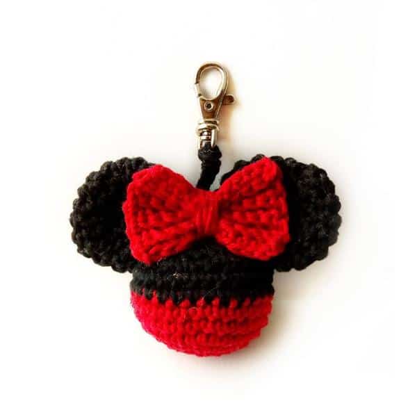 chaveirinho minnie croche