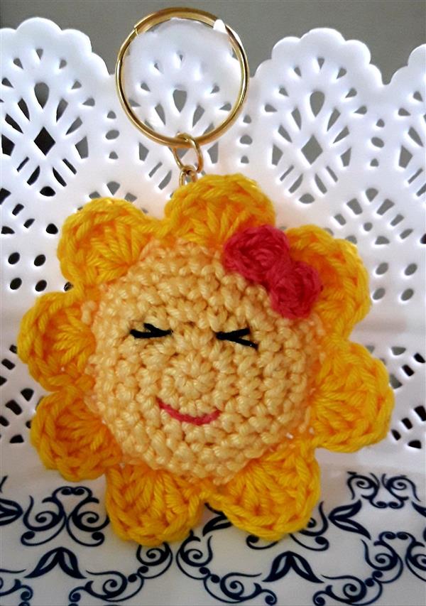 chaveiro-sol-amigurumi-chaveiro-croche