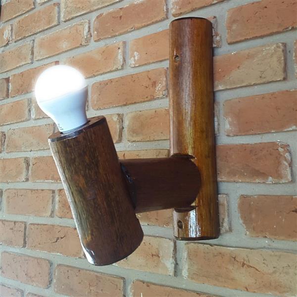 luminaria-madeira-rustica parede
