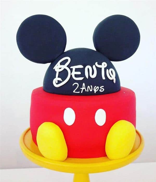 bolo orelha mickey