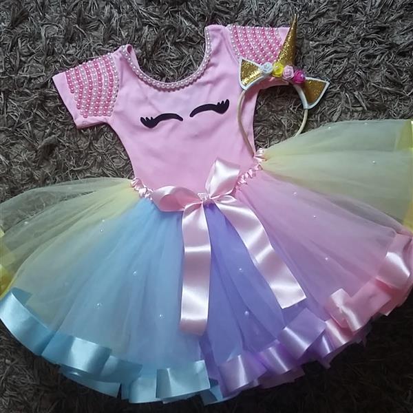 roupa unicornio 1 ano