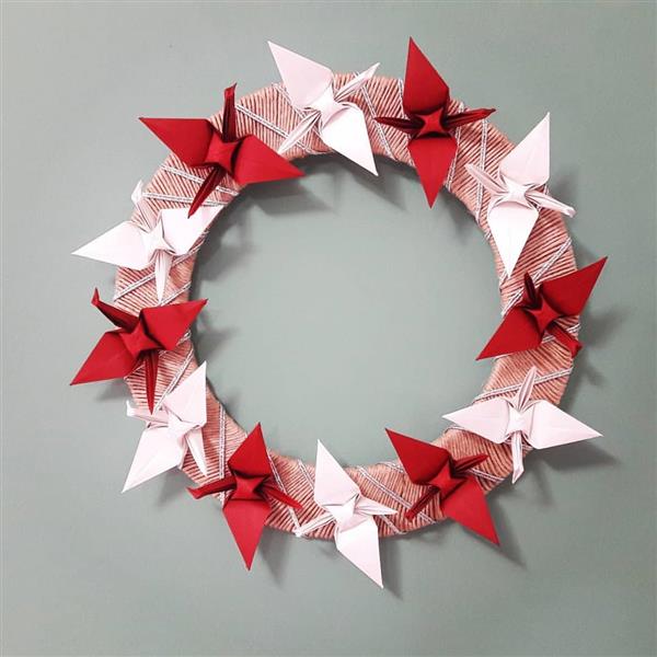 guirlanda de origami tsuru