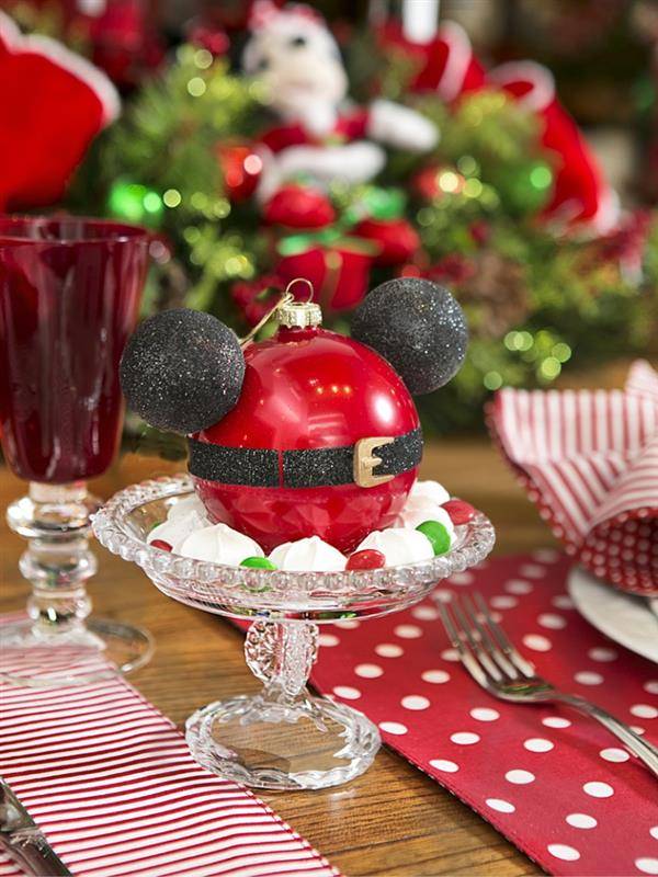 mesa de natal do mickey