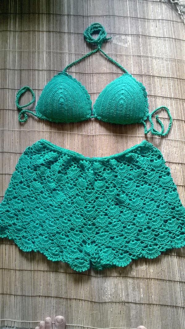 conjunto de croche