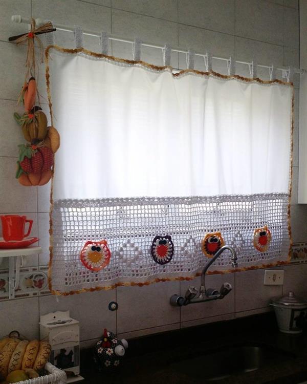 cortina-de-croche corujinha cozinha