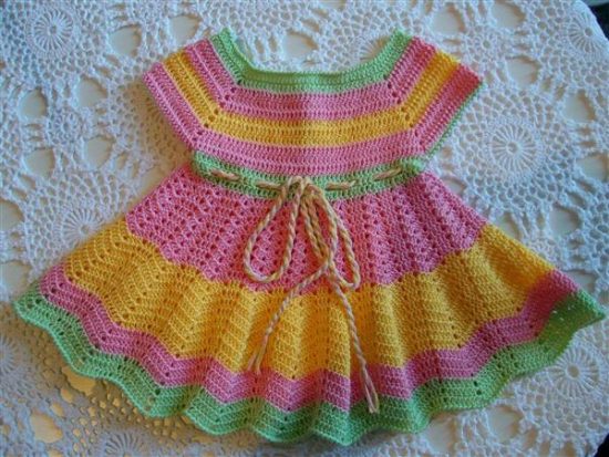 Vestido de crochê infantil: 17 modelos - Artesanato Passo a Passo!