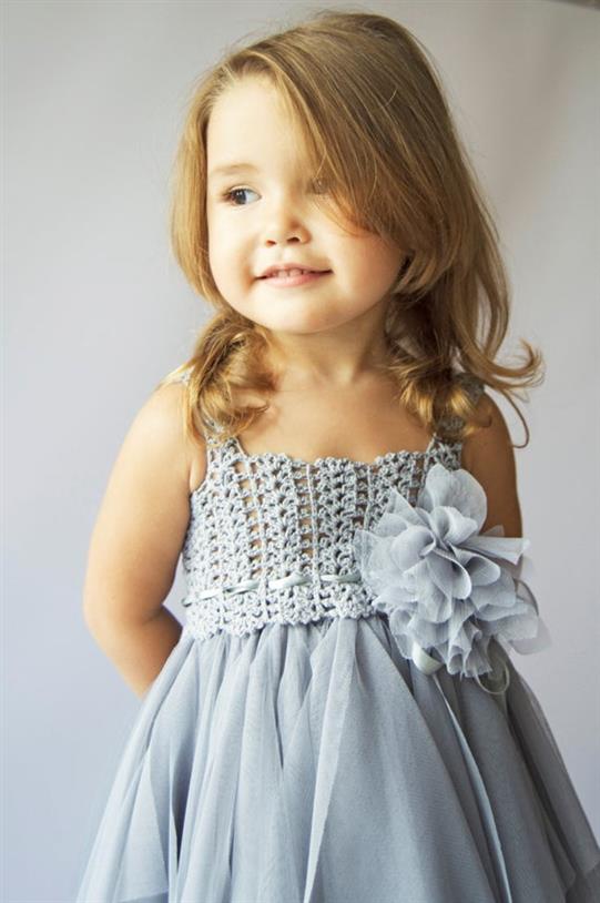 Vestido de crochê infantil passo a passo - JNY Crochê 