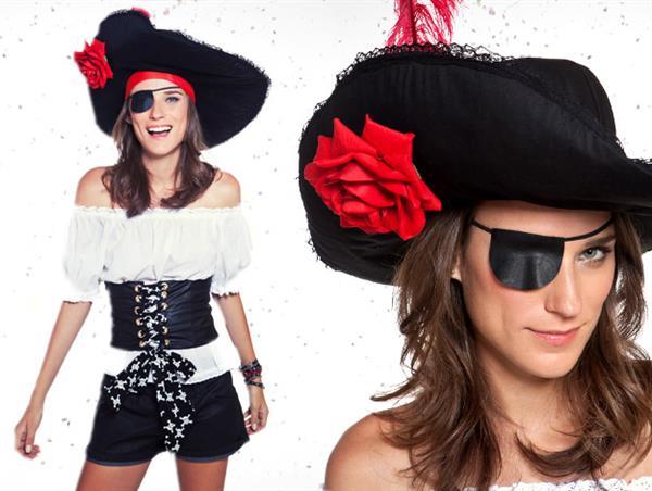 Ideias para fazer Fantasia Pirata Feminina - Artesanato Passo a Passo!