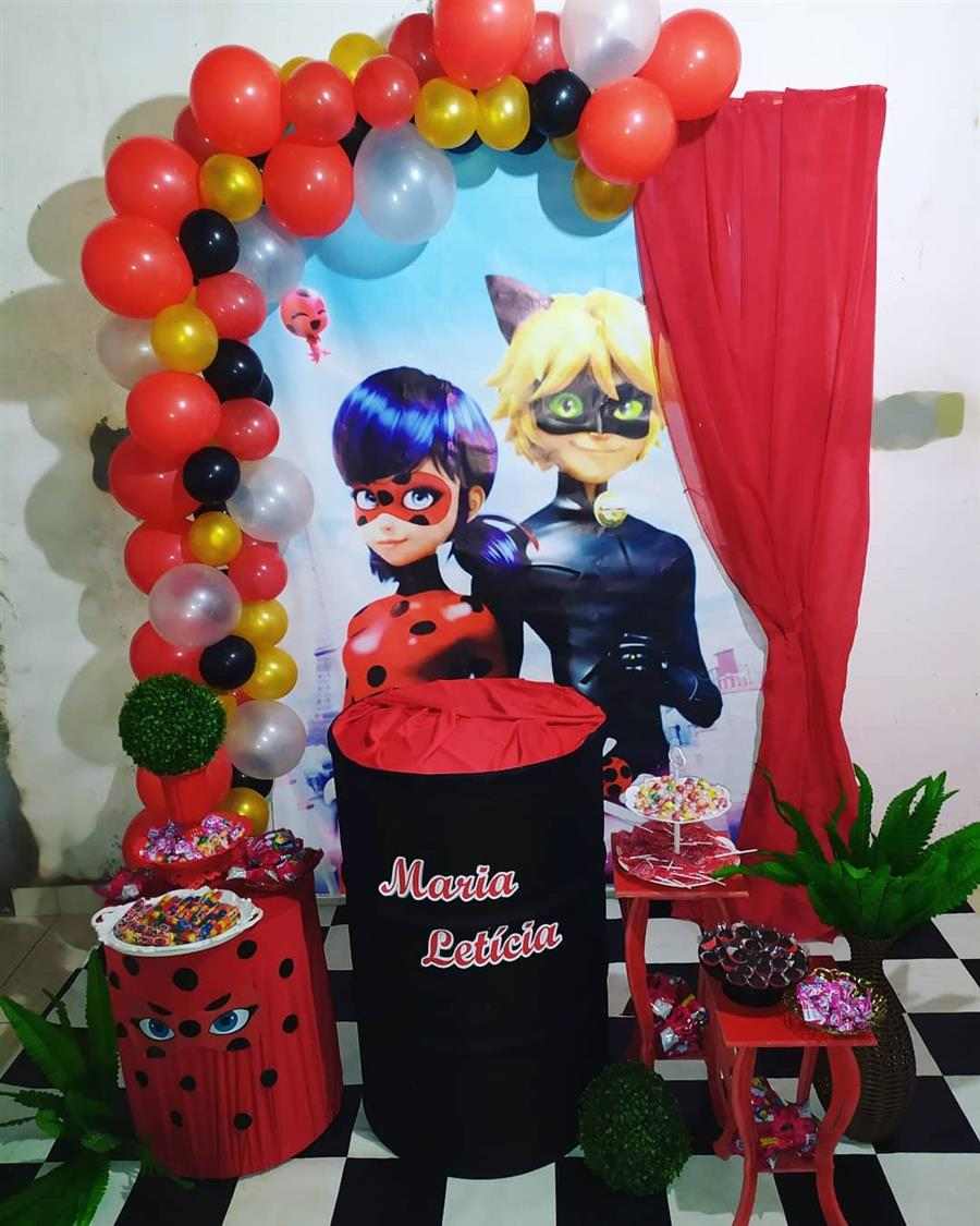 festa ladybug minetable