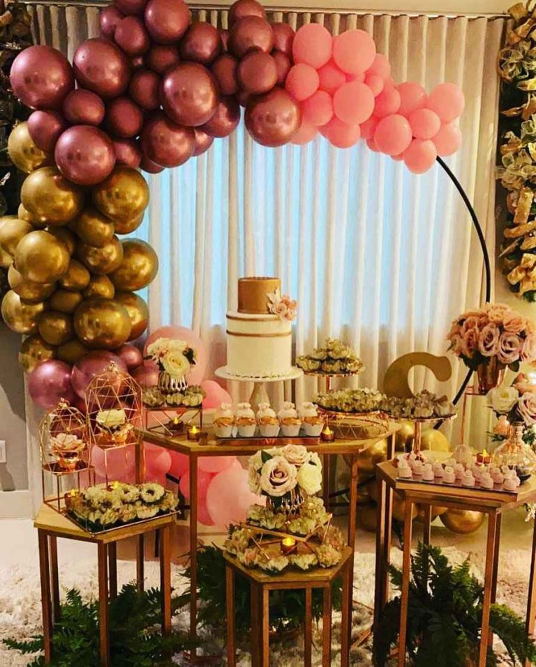 Decoração de Festa de 15 anos+65 fotos incríveis Artesanato Passo a